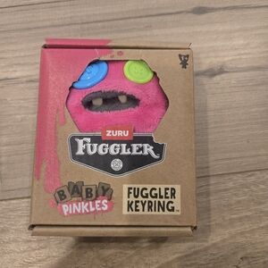 NWT Fuggler Sasquoosh Baby Pinkles Pink Fuggler Keyring